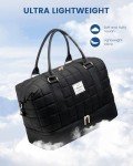 LOVEVOOK Women's Large Travel Duffle Bag - Black