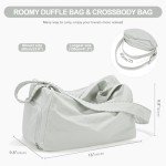 Lightweight Women's Gym Tote with Shoe Compartment