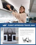 LOVEVOOK Women's Large Travel Duffle Bag - Black