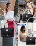 LOVEVOOK Women's Large Travel Duffle Bag - Black