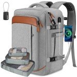 Flight Approved Expandable Carry-On Backpack with Cubes