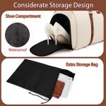 TIBES 2-in-1 Travel Clothing & Toiletry Bag