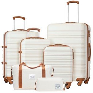 4-Piece Hardshell Luggage Set with Spinner Wheels
