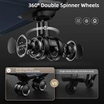SHOWKOO 3-Piece Expandable Softside Luggage Set