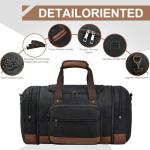 Litvyak Canvas Duffle Bag for Travel & Gym