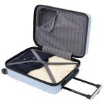 Travelers Club 20-Inch Richmond Carry-On Spinner, Blue