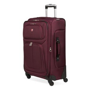 SwissGear 25-Inch Expandable Softside Luggage - Merlot
