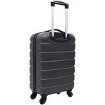 Wrangler 22-Inch Charcoal Hardside Carry-On Luggage