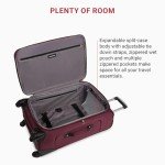 SwissGear 25-Inch Expandable Softside Luggage - Merlot
