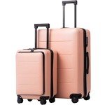 Sakura Pink 2-Piece Spinner Luggage Set