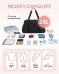 BAGSMART Foldable Women’s Travel Duffle Bag