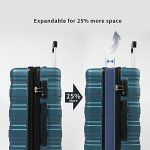 Merax 3-Piece Lightweight Hardshell Luggage Set