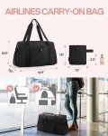 BAGSMART Foldable Women’s Travel Duffle Bag