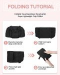 BAGSMART Foldable Women’s Travel Duffle Bag