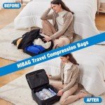 HIBAG 12 Travel Compression Bags for Easy Packing