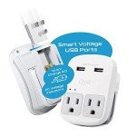 Universal Travel Adapter Kit with USB & Surge Protection