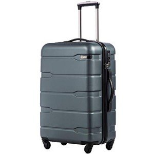 Coolife Expandable 28" Teal Spinner Luggage