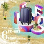 Coolife Expandable Luggage Set - 20", 24", 28