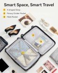 LUGGEX 20" Expandable Hard Shell Spinner Luggage