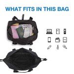 BAGSMART Women’s Travel Duffel Bag with Trolley Sleeve