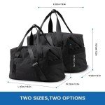 BAGSMART Women’s Travel Duffel Bag with Trolley Sleeve
