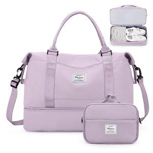 Women's Weekender Bag with Shoe and Toiletry Compartment