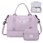 Women's Weekender Bag with Shoe and Toiletry Compartment