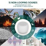 Babelio Mini White Noise Machine for Travel
