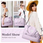 Women's Weekender Bag with Shoe and Toiletry Compartment