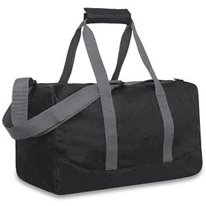 30L Canvas Duffle Bag for Travel – Black