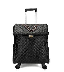 Feilario 20" Leather Underseat Travel Duffel Bag