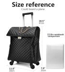 Feilario 20" Leather Underseat Travel Duffel Bag