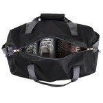 30L Canvas Duffle Bag for Travel – Black