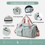Waterproof Black Duffle Bag with Shoe Compartment