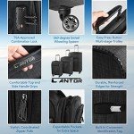 Cantor Lightweight Softside Spinner Luggage Set (3)
