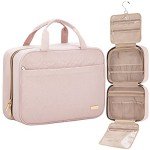 NISHEL Pink Hanging Travel Toiletry Bag for Women