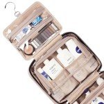 NISHEL Pink Hanging Travel Toiletry Bag for Women