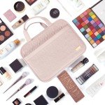 NISHEL Pink Hanging Travel Toiletry Bag for Women