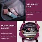Ranslen Expandable Travel Duffel with Wet/Dry Section