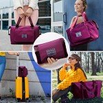 Ranslen Expandable Travel Duffel with Wet/Dry Section