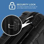 Affordable Black 3-Piece Expandable Luggage Set