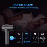 OLsky Massage Gun Deep Tissue, Handheld Electric Muscle Massager, High Intensity Percussion Massage Device for Pain Relief with 9 Attachments & 30 Speed(Grey)