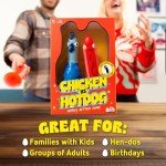 Chicken vs Hotdog: The Ultimate Challenge Party Game for Flipping-Fun Families, Fun Board Game for Game Nights