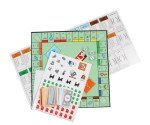 Monopoly Traveling Colorforms Mini Tabletop Board Game 300 Game Pieces by Hasbro