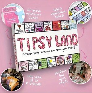 Tipsy Land Drinking Game For Friends In Party Board Games Tasks And Challenges