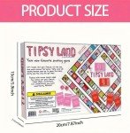 Tipsy Land Drinking Game For Friends In Party Board Games Tasks And Challenges