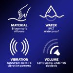 Durex Soft Vibrator, USB Rechargeable and Waterproof Sex Toy Men and Women