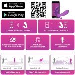 Vibrating Panties Butterfly Massager Wireless APP Control Waterproof for Women