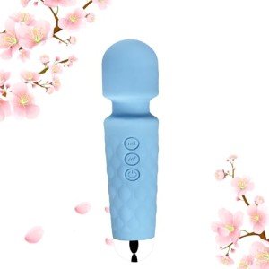 LUMIO Body Back Relaxation Massager - Mini - Travel - 9 Speeds 19 Modes - for Back - Foot - Arm Muscle Relaxation (Blue) (Blue)