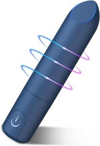 LDENUXI Strong Shock B.Ullet Rod Toys Travel Mini Size Waterproof B.Ullet Massage USB Rod Portable Soft Toys for Women Pleasure,10 Modes Handheld Personal B.Ullet Tool (Blue)